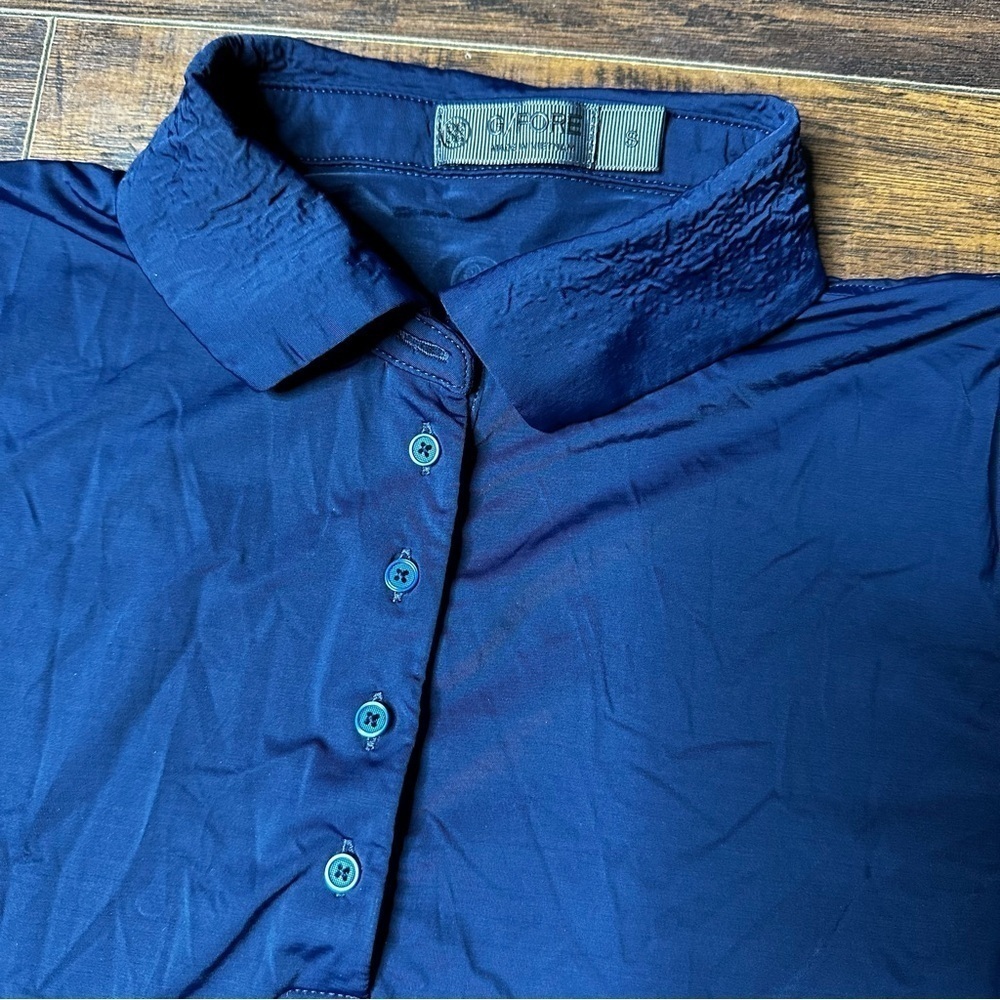 G/Force Blue Silky Tech Golf Polo Short - Picture 4 of 4